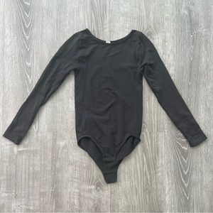 DKNY Jersey Long Sleeve Scoop Neck Bodysuit